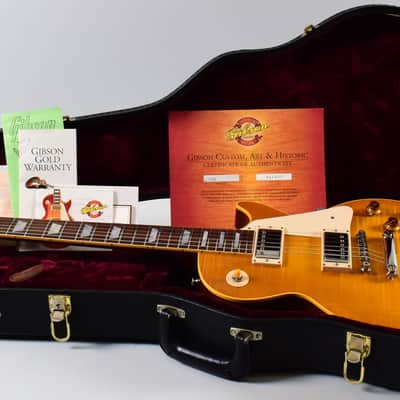 Gibson Les Paul Standard 1958 Reissue Flametop LPR-8 (2001) - Butterscotch image 12
