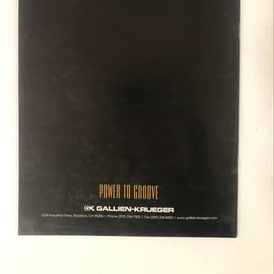 Gallien-Krueger Catalog 2007 image 2