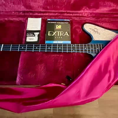 Gibson Thunderbird IV. Sapphire Blue! 2000 USA. Ebony FB. image 22