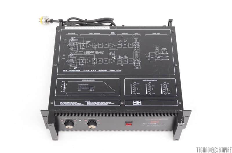 HH Electronic VX-1200 Mos-Fet Power Amplifier Sunset Sound Factory