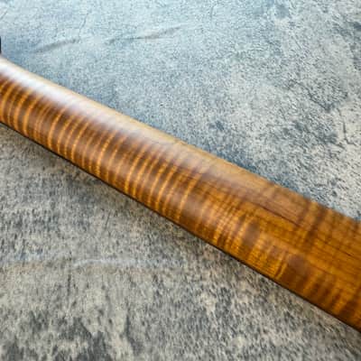 BMC Guitar 5AAAAA FLAME MAPLE Neck Strat® Stratocaster® 22 Fret Roasted With Rosewood Fingerboard Nitro Lacquer 9.5 Radius  STFRM5A #6 image 7