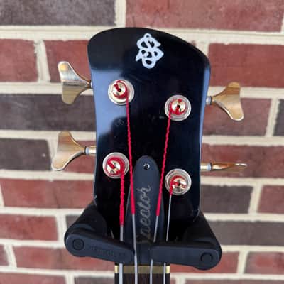 Spector Euro 4 Doug Wimbish Signature Limited Edition, Amber Aged Relic, Figured Maple Top, Plain Maple Body, 3pc Hard Rock Maple Neck, Rosewood Fretboard, EMG DW Pickups, Spector Legacy Preamp, Gig Bag, SN# NB22983 image 5