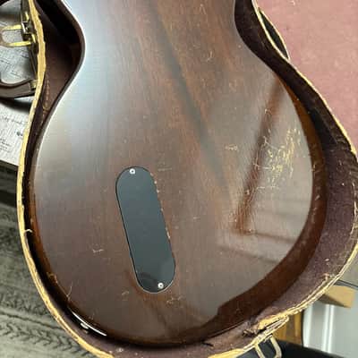 Vintage 1956 Gibson Les Paul Junior Sunburst w/Original Alligator Case All Original Bild 5