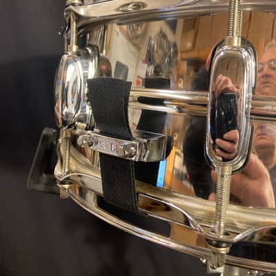 Tama - 5x14" 10-Lug Steel Snare Drum 1980s Chrome image 5