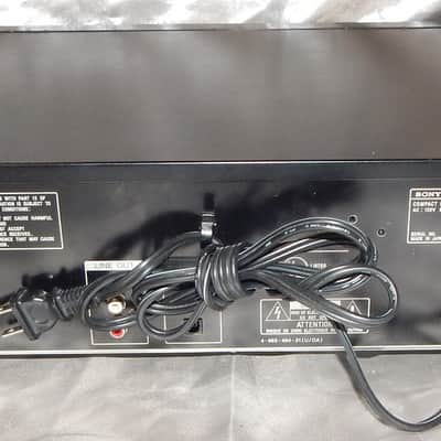 Sony CDP-C545 5 DISC Cd player with optical digital output image 4
