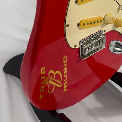 Aria Budweiser Branded Electric Guitar Body Loaded 2000’s - Red image 3
