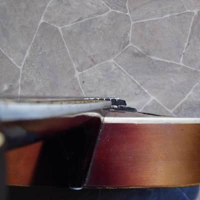 rare vintage VOSS archtop Jazz F-hole GUITAR GIMA Gitarre Germany 1960 image 11