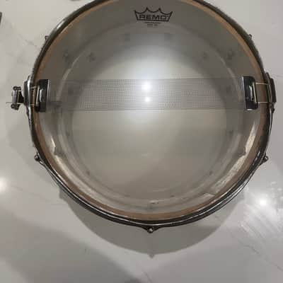 Frank Wolf Snare Drum 1930 - Yellow Pearl image 5