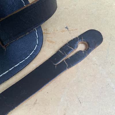 Vintage leather guitar strap from the 60’s image 8