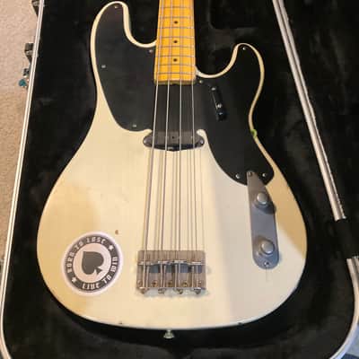 Nash PB-52 Bass Guitar, Mary Kaye White, Light Aging image 2