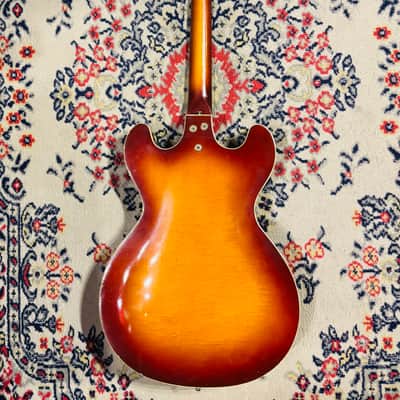 1966 Kay K650 Swingmaster USA - Quilted Maple Sunburst w/ Case image 3