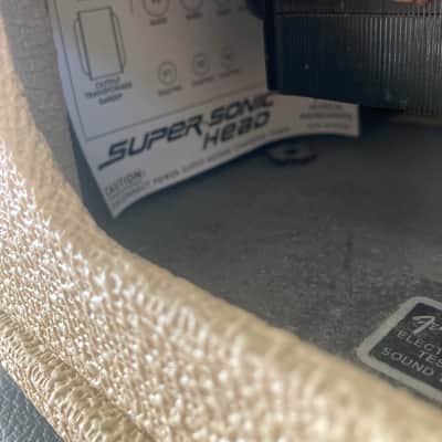 Fender Super-Sonic Head 2-Channel 60-Watt Guitar Amp Head 2006 - 2011 - Blonde image 12