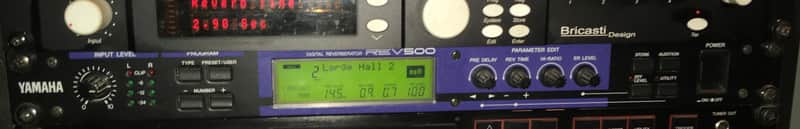 Yamaha REV100 Digital Reverberator 1990s - Black image 1