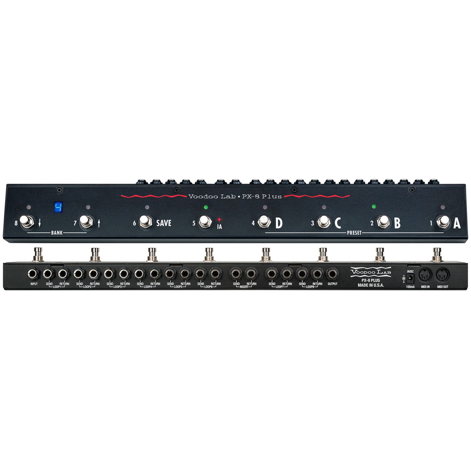 Voodoo Lab PX-8 Plus True Bypass Pedalboard Effect Switcher | Reverb