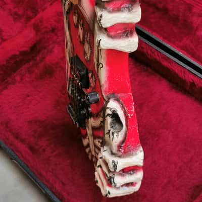 J. Frog Skull & Bones George Lynch Prototype #1 from 1985 Blood Bones image 9