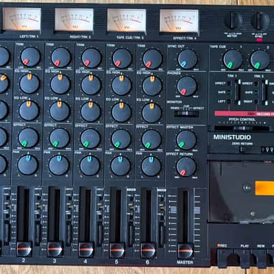 TASCAM Porta Two Ministudio 4-Track Cassette Recorder 1980s - Gray image 2
