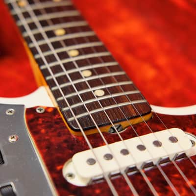 1963 Fender Jaguar Olympic White with Matching Headstock image 11