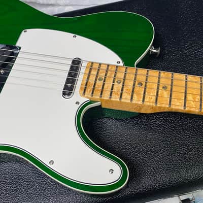 NEW! Fender American Custom Telecaster - Birdseye Maple Neck - Emerald Green Transparent - 7.3lbs - Authorized Dealer - G07548 image 3