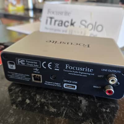 Focusrite iTrack Solo Lightning Audio Interface 2010s - Silver imagen 4