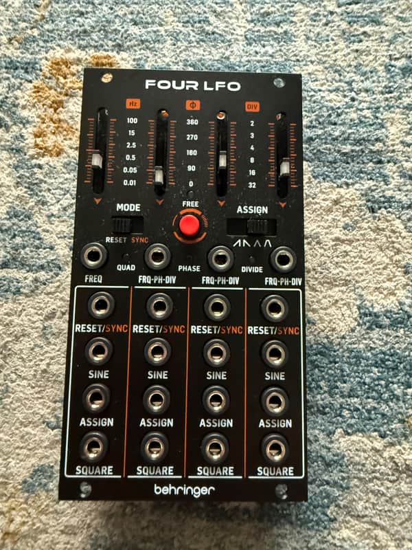 Behringer Four LFO Eurorack Module 2023 - Present - Black