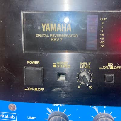 Yamaha REV 7 Digital Reverberator 1980s - Black image 4
