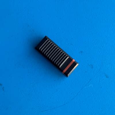 CASIO MT-100 Vintage Keyboard Part: Black (w/Red Line) Melody Slider Cover Cap image 2