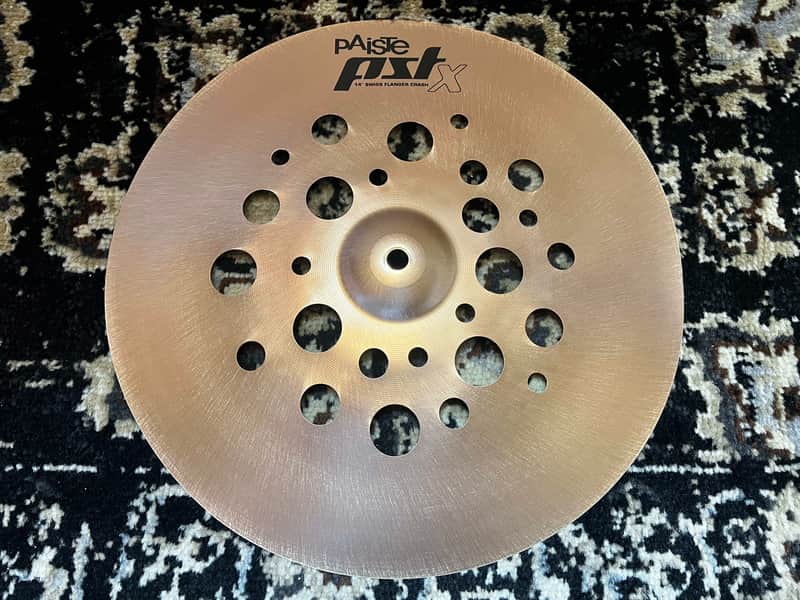 Paiste 14" PST X Swiss Flanger Crash Cymbal - Traditional image 1
