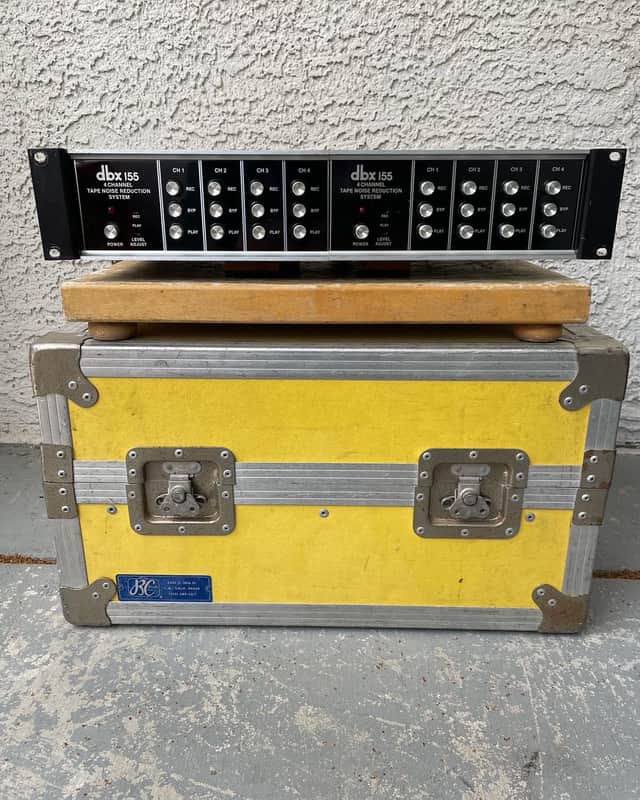Vintage dbx 155 Noise Reduction System 8 Channel Type I Pair 70s image 1