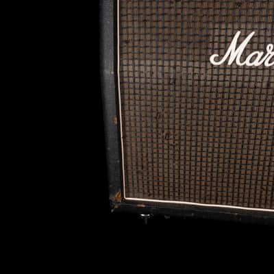 Vintage 1977 Marshall Slant Cab With "Black Backs" 4x12" 25-watt Rola Celestion Speakers Guitar Amp Cab image 4