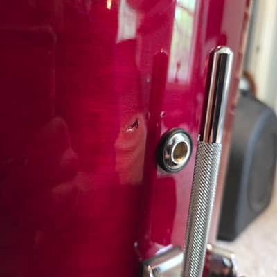 Yamaha Stage Custom Birch 14x13 floor tom SBF1413 - Cranberry red image 5