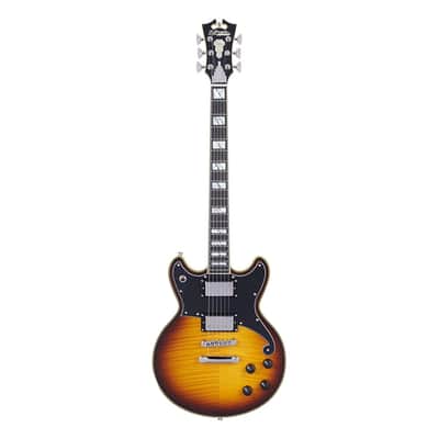 D'Angelico Deluxe Brighton Electric Guitar - Vintage Sunburst - Open Box image 2