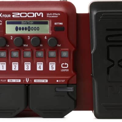 Zoom B1X FOUR Bass Multi-effects Processor with Expression Pedal image 2