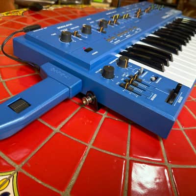 Roland SH-101 Legendary Analog Mono Synth 1982 BLUE!!! With MGS1 Mod Grip image 8