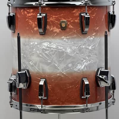 Ludwig 20/12/14/16" Classic Maple Two-Downbeat Outfit - Exclusive Fire Burst Pearl image 12