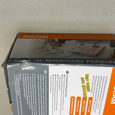 TASCAM MiniSTUDIO Personal US-32 USB Audio Interface 2010s - Black image 10