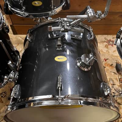 Aerodrums (Custom) Blue/Black 4pc Set (Bass Drum Doubles As Case) image 2