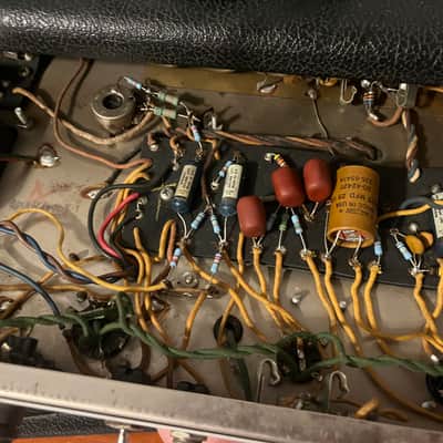 Fender Bassman 1966 2-Channel 50-Watt Guitar Amp Head 1964 - 1967 - Black Panel image 11
