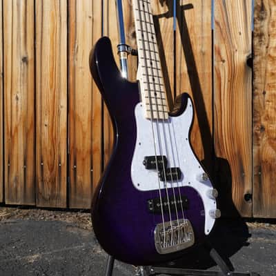 G&L USA SB-2 Purple Burst 4-String Electric Bass Guitar w/ Gator Gig Bag image 4