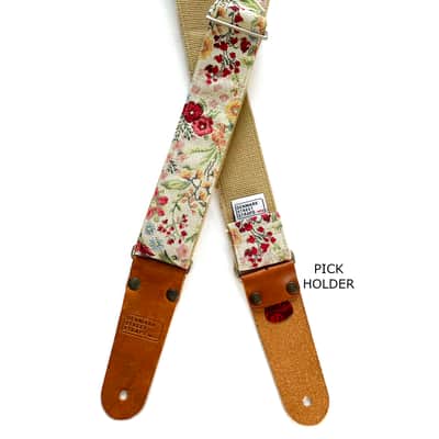 Denmark Street Straps Deluxe Guitar Strap - English Country Garden image 4
