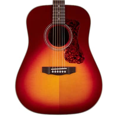 Guild D-140 Dreadnought Acoustic Guitar - Natural Cherry Burst - Open Box image 1