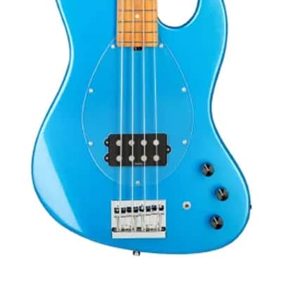 Sadowsky MetroExpress 21-Fret Vintage M Bass, Roasted Maple Fingerboard, 4-String - Solid Ocean Blue Metallic High Polish image 2