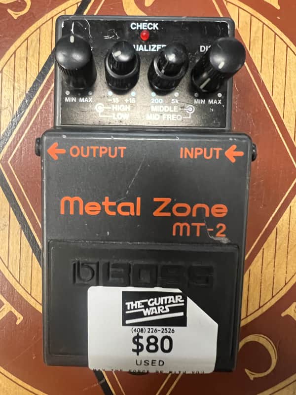 Boss MT-2 Metal Zone (Silver Label) 1991 - Present - Black image 1