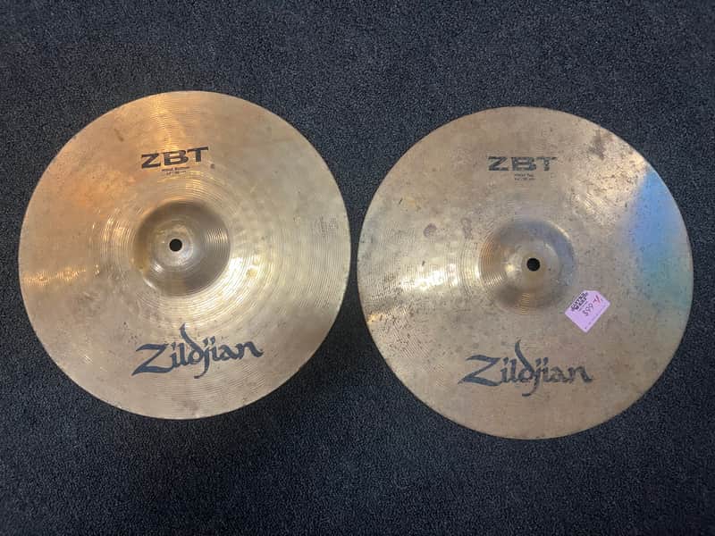 Zildjian 14" ZBT Hi-Hat Cymbals (Pair) 1998 - 2004 - Traditional image 1