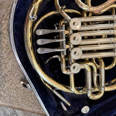 C. G. Conn 6D Double French horn. Made in USA image 2