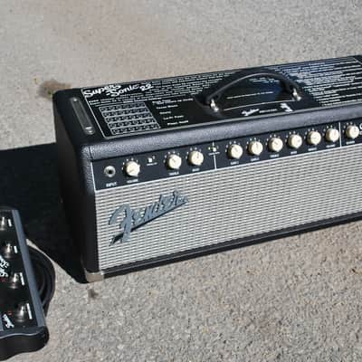 Fender Super Sonic 22 Head Black Reverb supersonic super-sonic image 1