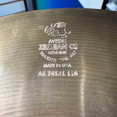 Original Run Zildjian Avedis Reissue 15" Hi-Hat Pair (Bag Avedis Floor) image 7