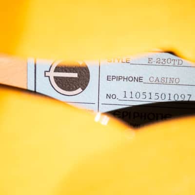 Immagine Epiphone '61 50th Anniversary Casino 2011 - Royal Tan - 9