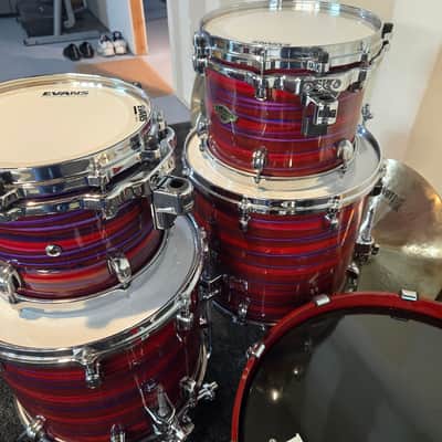 Tama Starclassic Walnut/Birch 5pc Shell Pack 2019 - Present - Lacquer Phantasm Oyster image 10