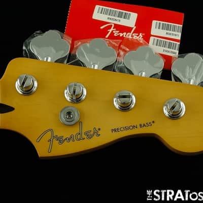 Fender Player II Precision P BASS NECK w TUNERS, Rolled Edges Slab ROSEWOOD