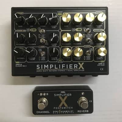 DSM & Humboldt Electronics Simplifier X Zero Watt Reverb Stereo/Dual Amplifier Pedal w/ Original box & paperwork image 3